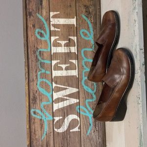 Clarks Brown, Leather Loafers